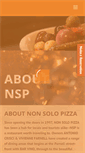 Mobile Screenshot of nonsolopizza.co.nz